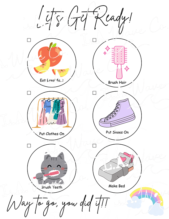 Digital Daily Task Checkoff List