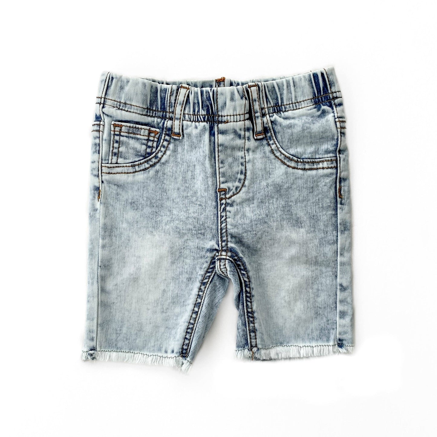 Little Babe Denim Shorts - Ultra Light Wash