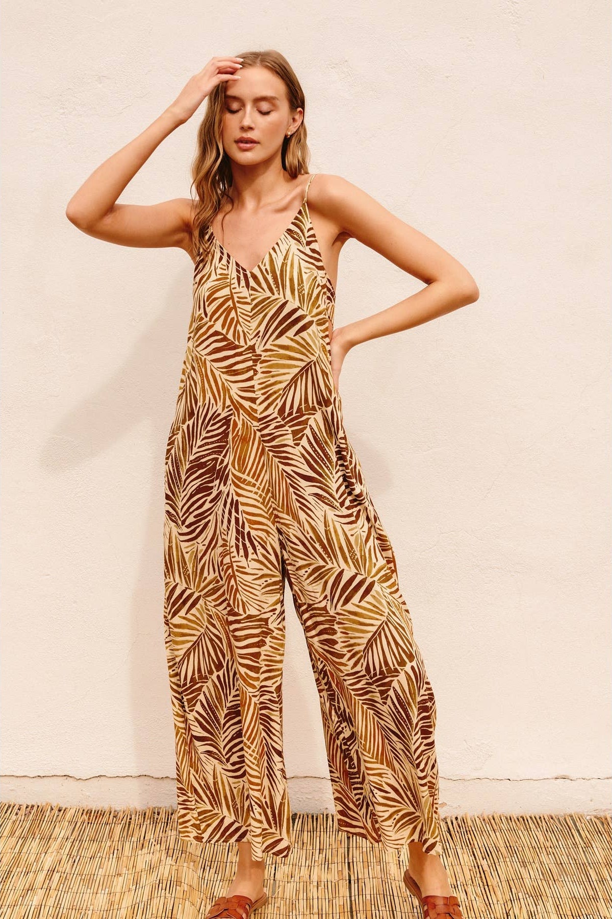 Sahara Tie Back Detail Jumpsuit