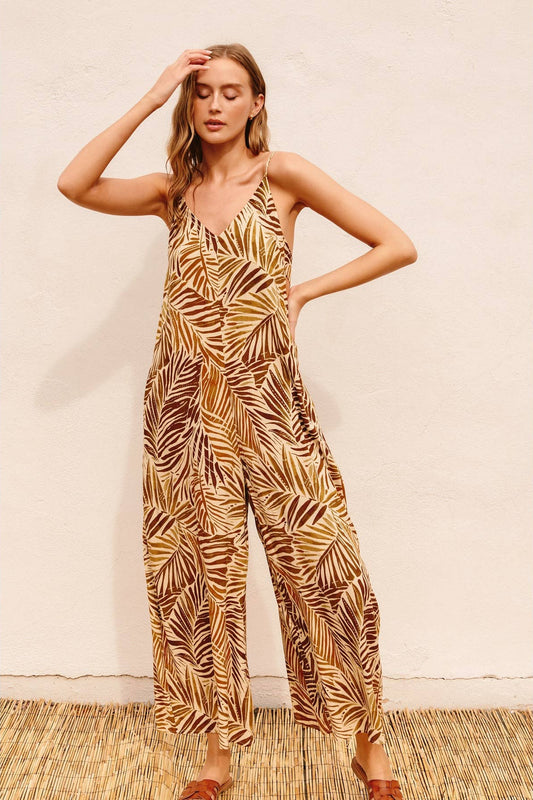 Sahara Tie Back Detail Jumpsuit
