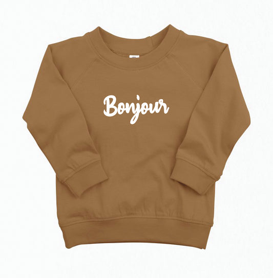 Jordan "Bonjour" LS Little Babe Pullover