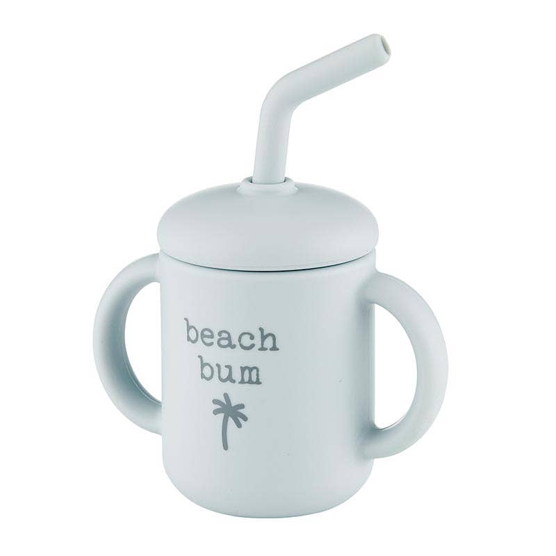 Silicone Sippy Cup - Beach Bum: 5.5" H