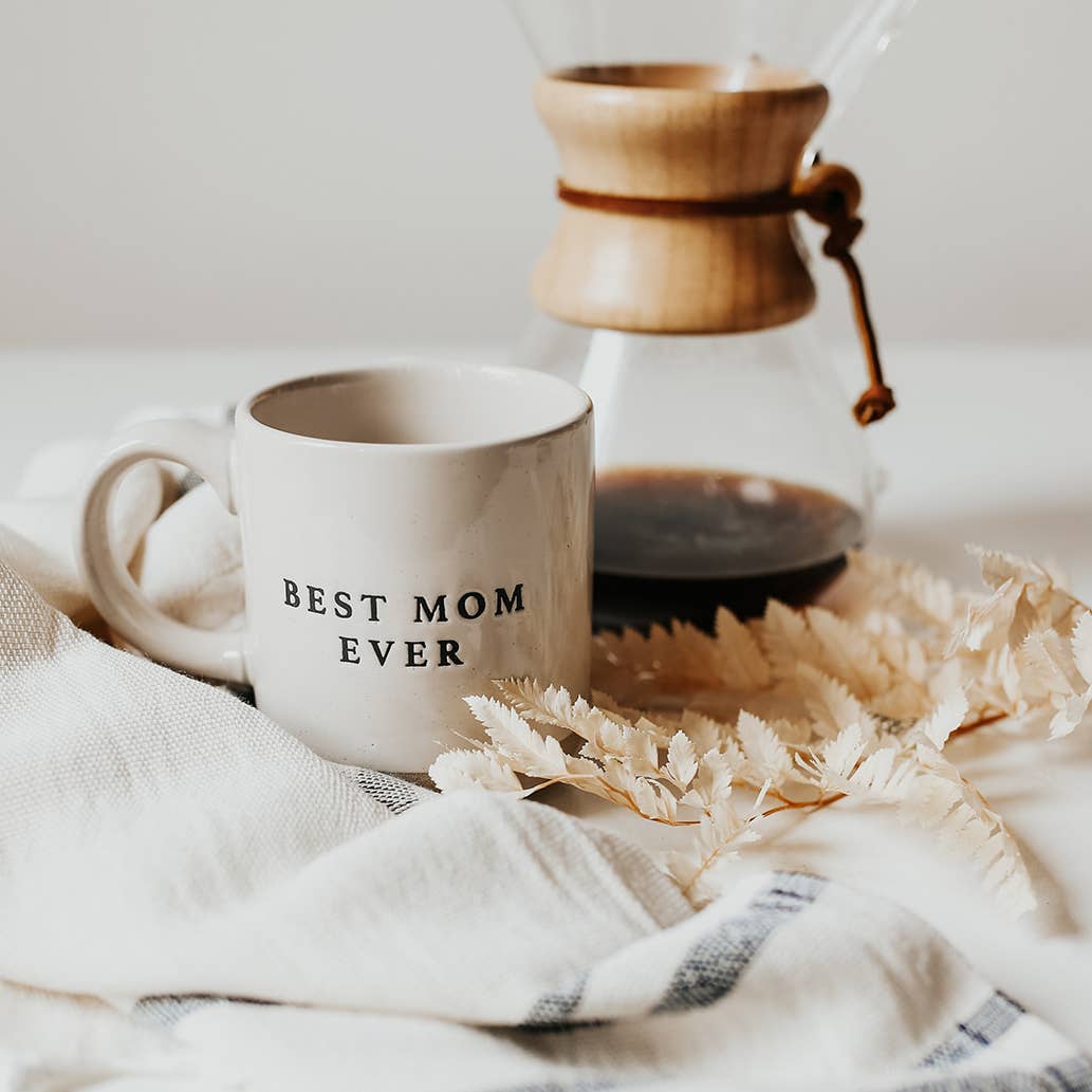 NEW! Best Mom Ever Stoneware Coffee Mug