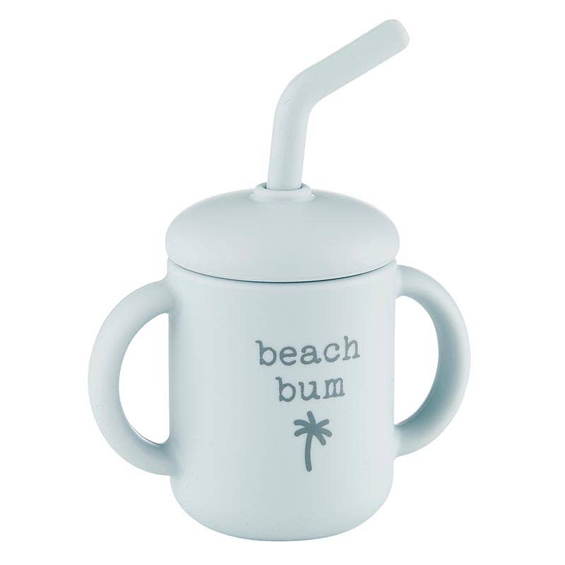 Silicone Sippy Cup - Beach Bum: 5.5" H