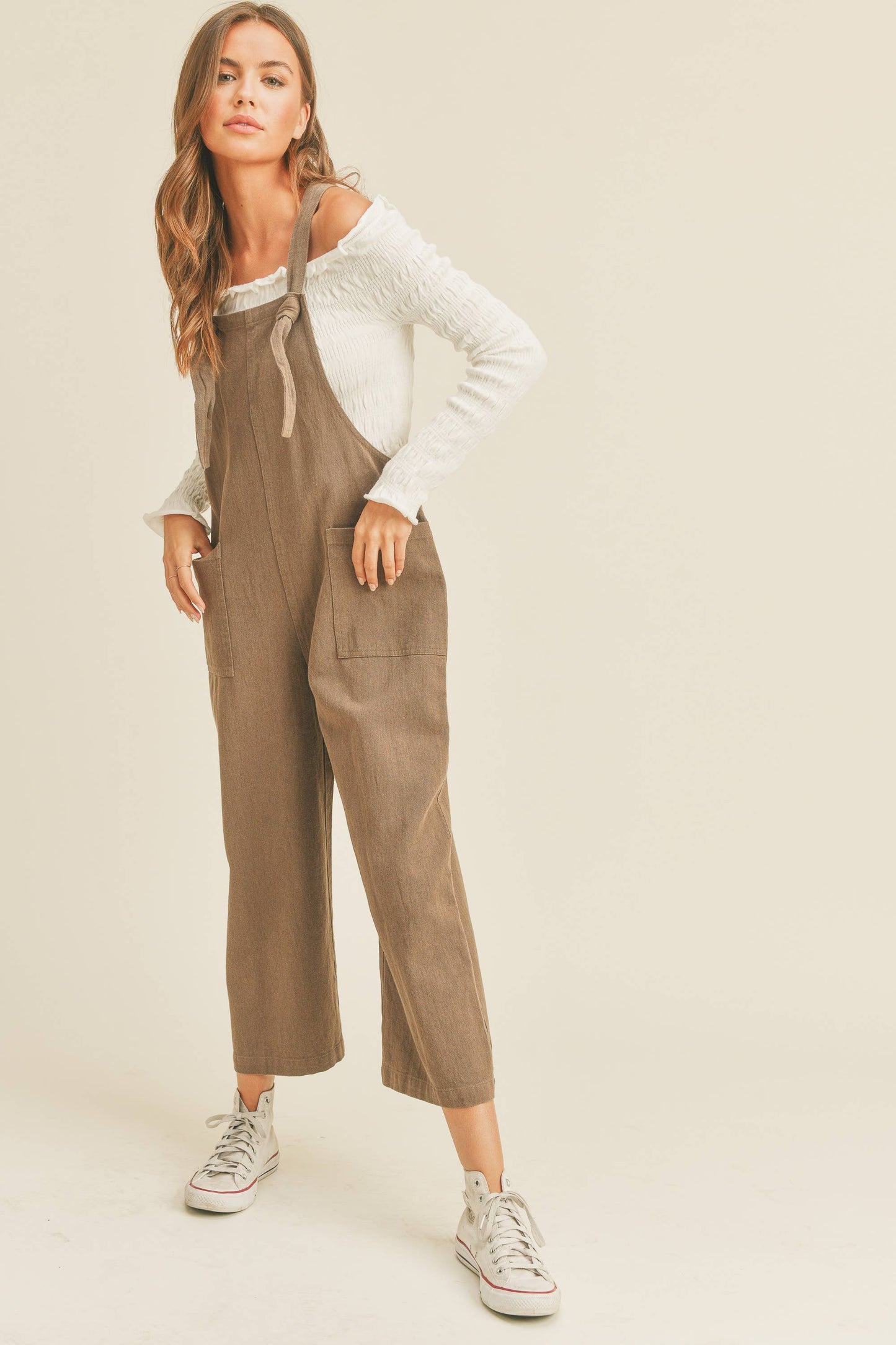 New! Washed Cotton Jumpsuit