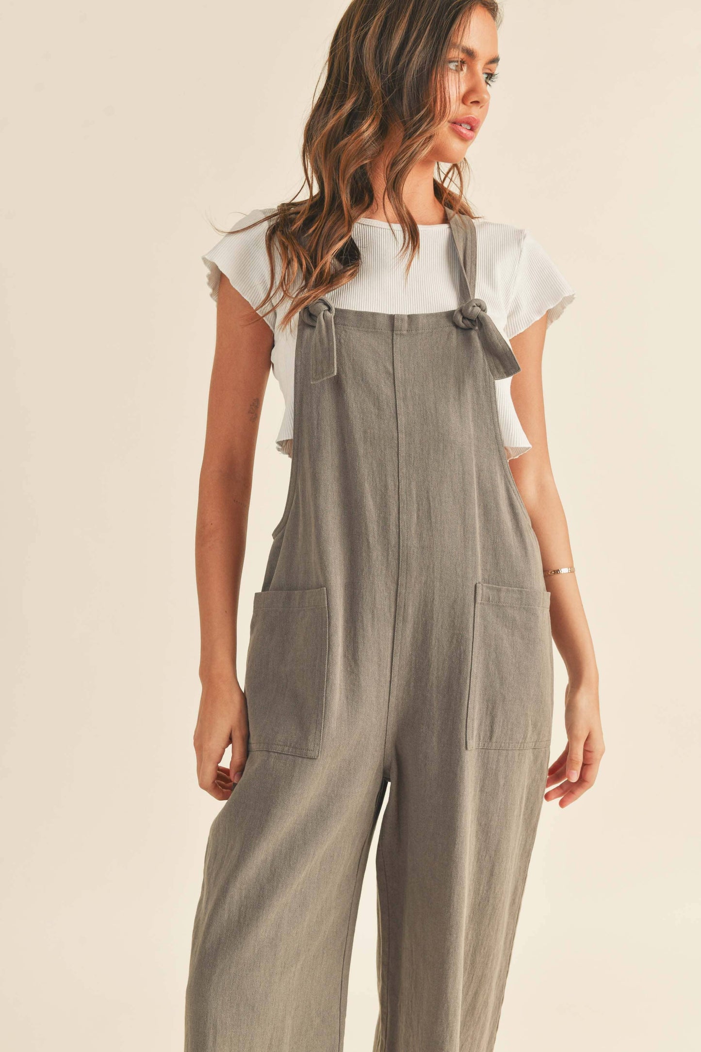 New! Washed Cotton Jumpsuit