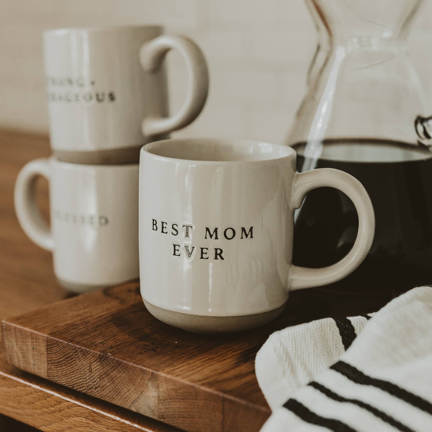 NEW! Best Mom Ever Stoneware Coffee Mug