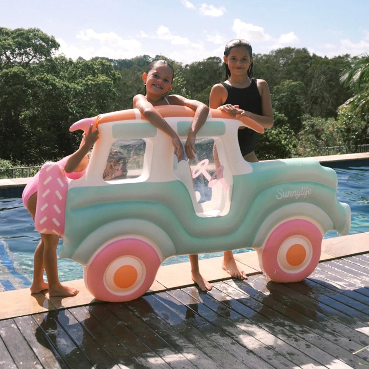 NEW! Luxe Lie-On Float Beach Buggy Multi