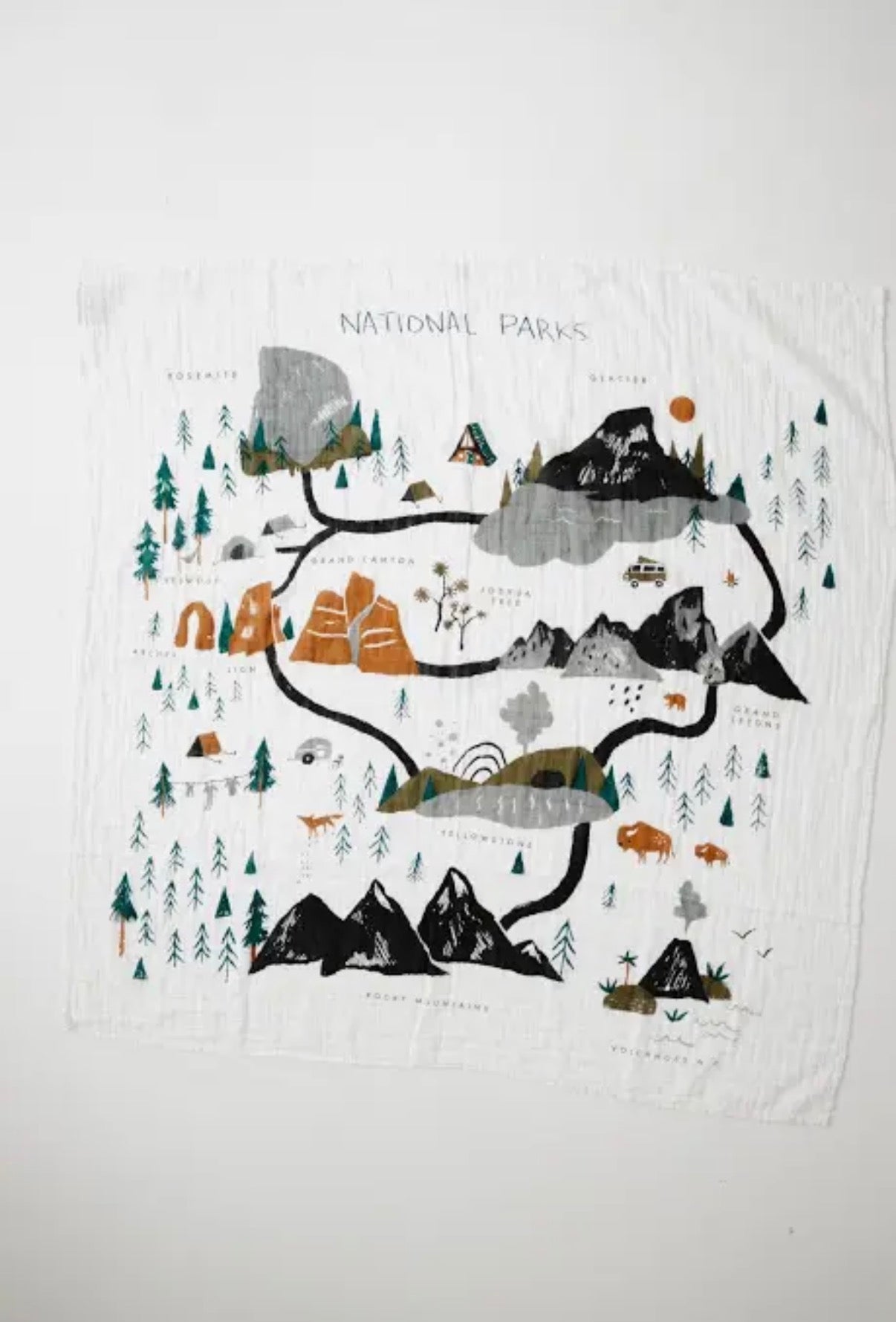 New! "National Parks Swaddle" Swaddle