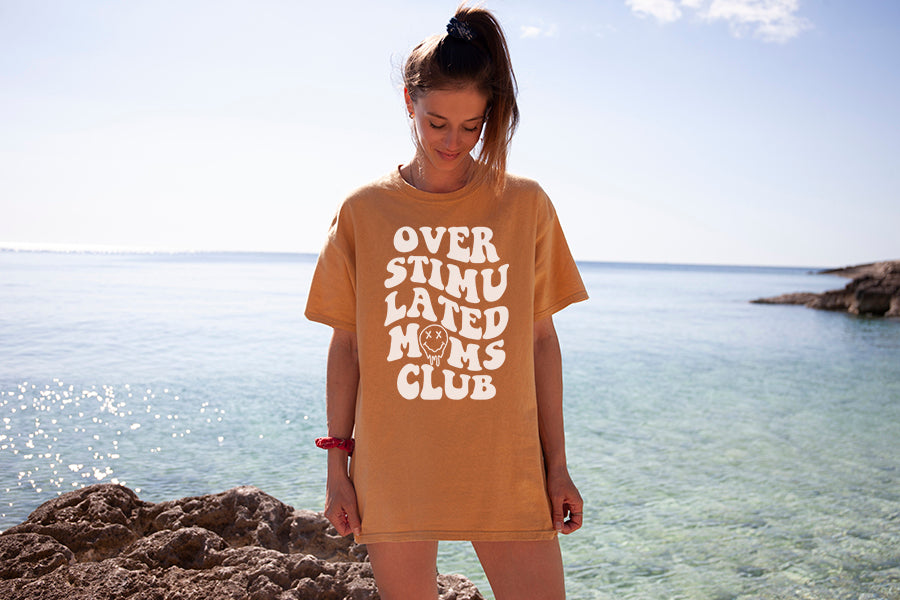 Overstimulated Mom's Club Tee