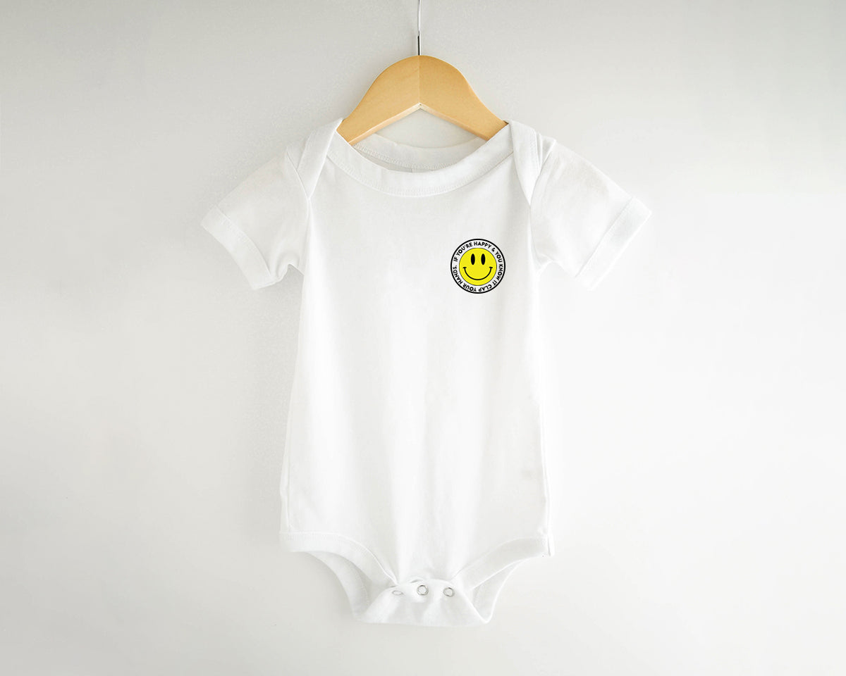 Finley "If You're Happy and You Know It" Little Babe Tee