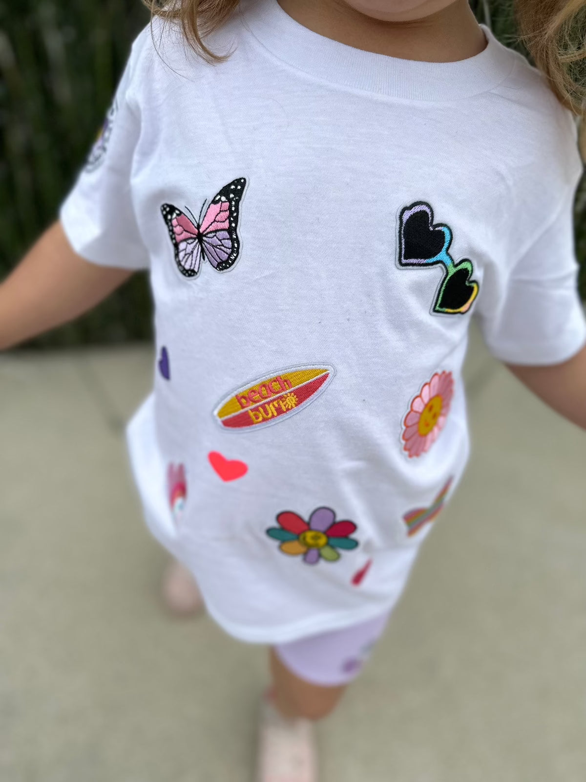 NEW! "Girls Just Wanna Have Fun" Happy Patches Toddler and Youth Tees