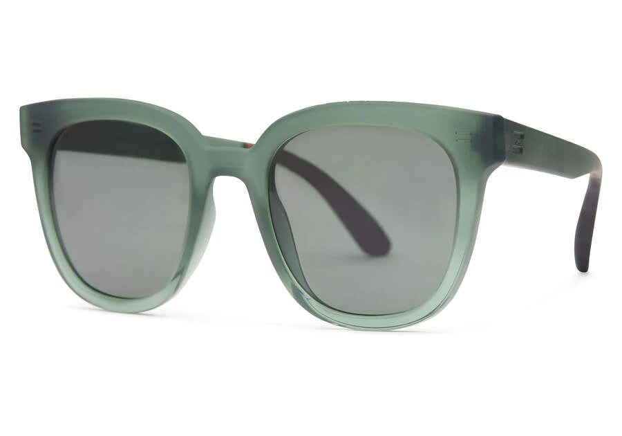 “Juniper” Blonde Tort/Sage Traveler Sunglasses by TOMS