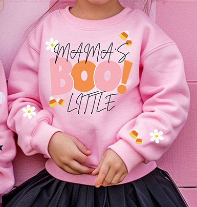 NEW! "Mama's Little Boo" Halloween Fleece