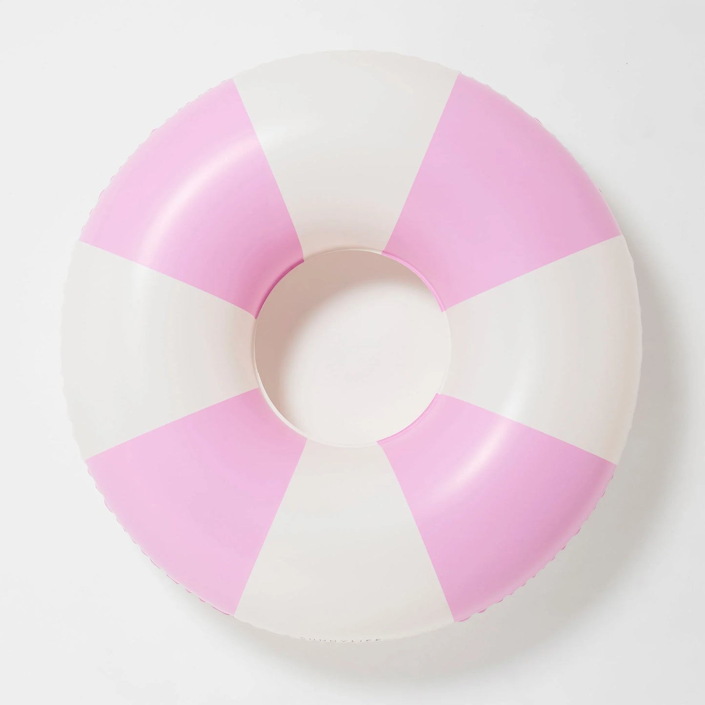 NEW! "Tube Pool Ring" in Bubblegum Pink Stripe