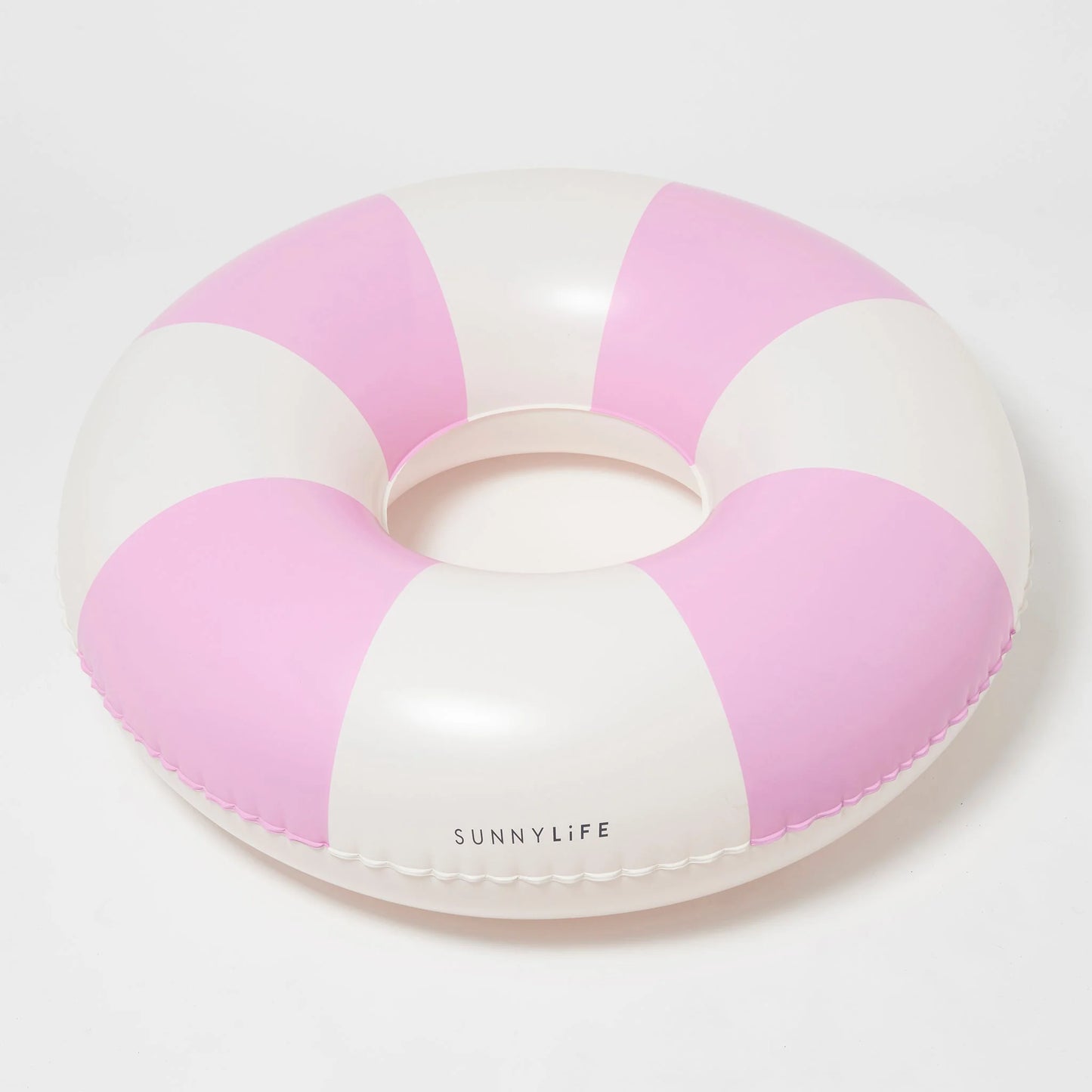 NEW! "Tube Pool Ring" in Bubblegum Pink Stripe