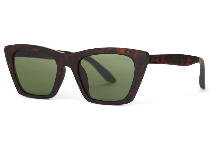 “Sahara” Blonde Tortoise Traveler Sunglasses by TOMS