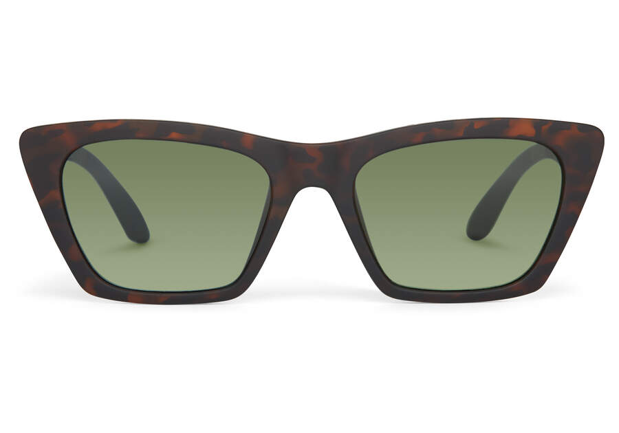 “Sahara” Blonde Tortoise Traveler Sunglasses by TOMS