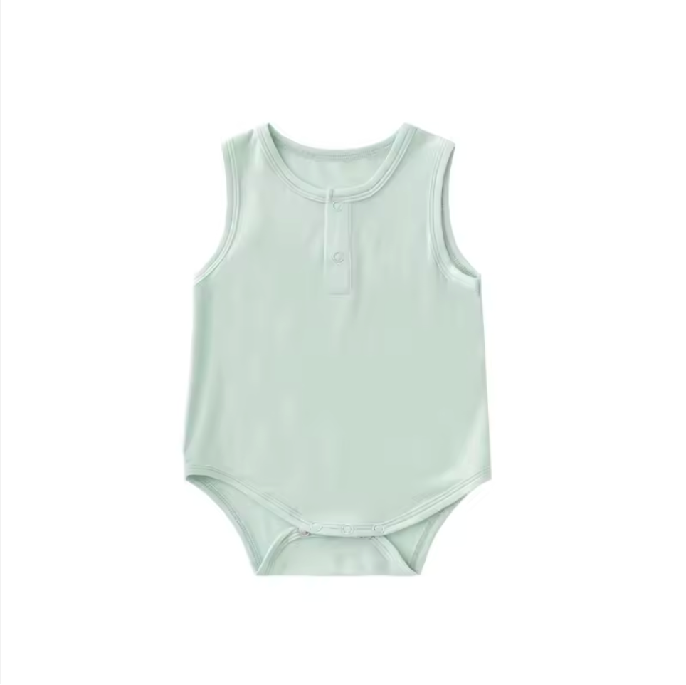 NEW! Bamboo Sleeveless Baby Tank Top Onesies