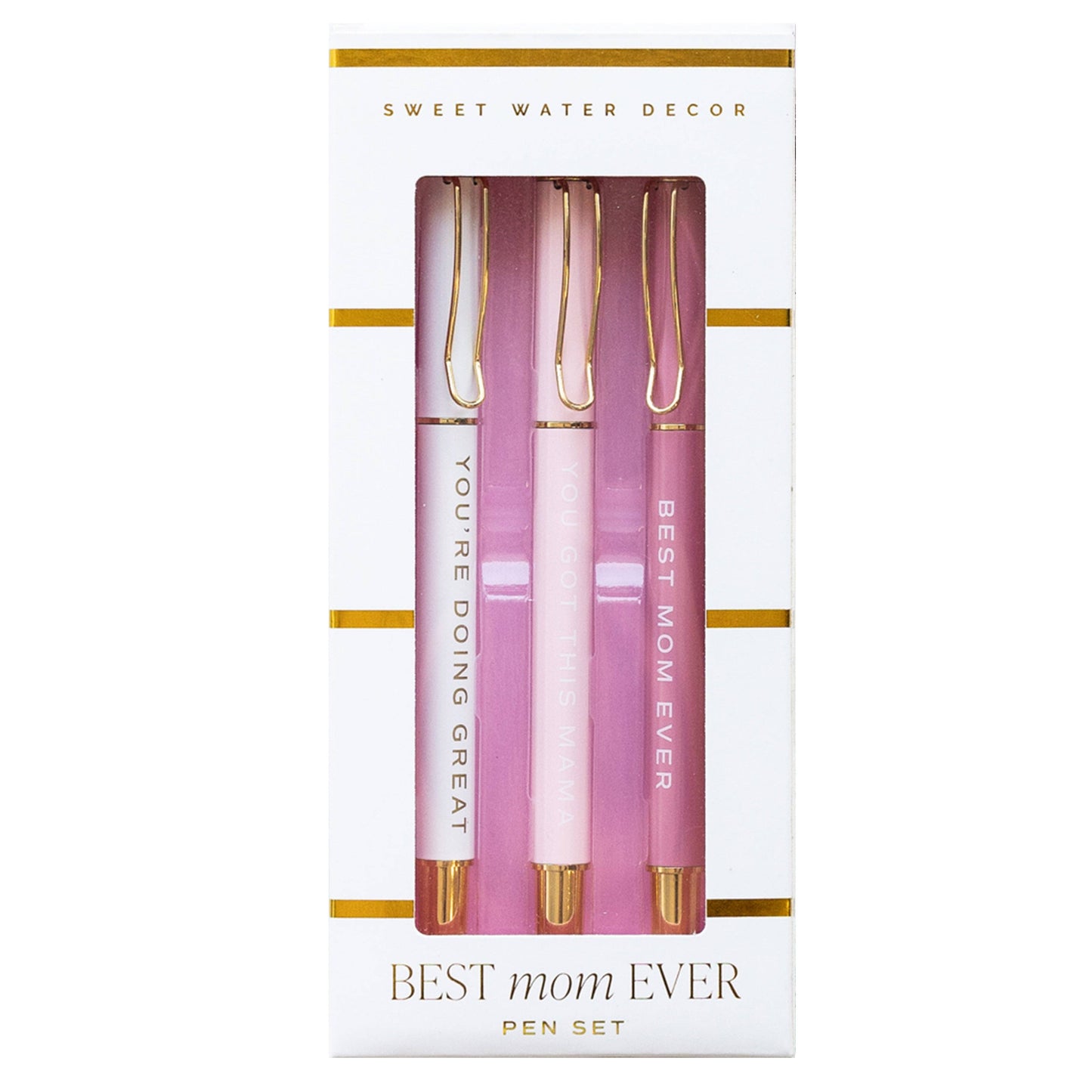 NEW! Best Mom Ever Metal Pen Set