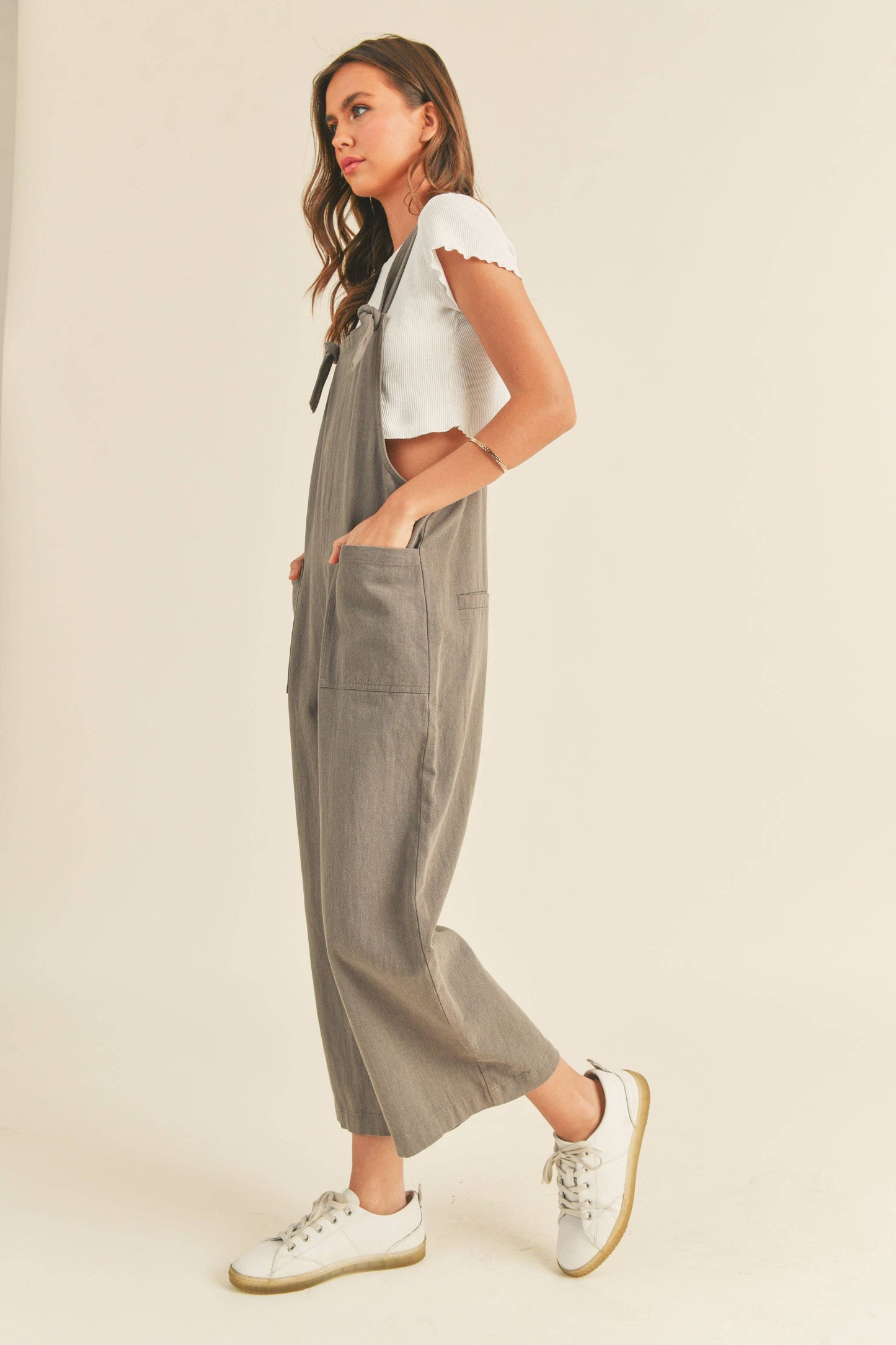 New! Washed Cotton Jumpsuit