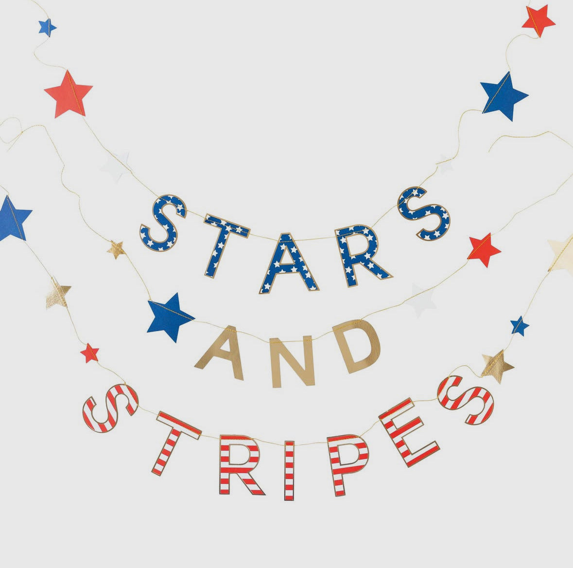 SALE! NOW 50% OFF!“Stars and Stripes” Party Banner