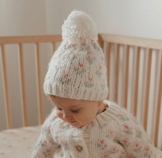 Blush Blooms Little Babe Beanie