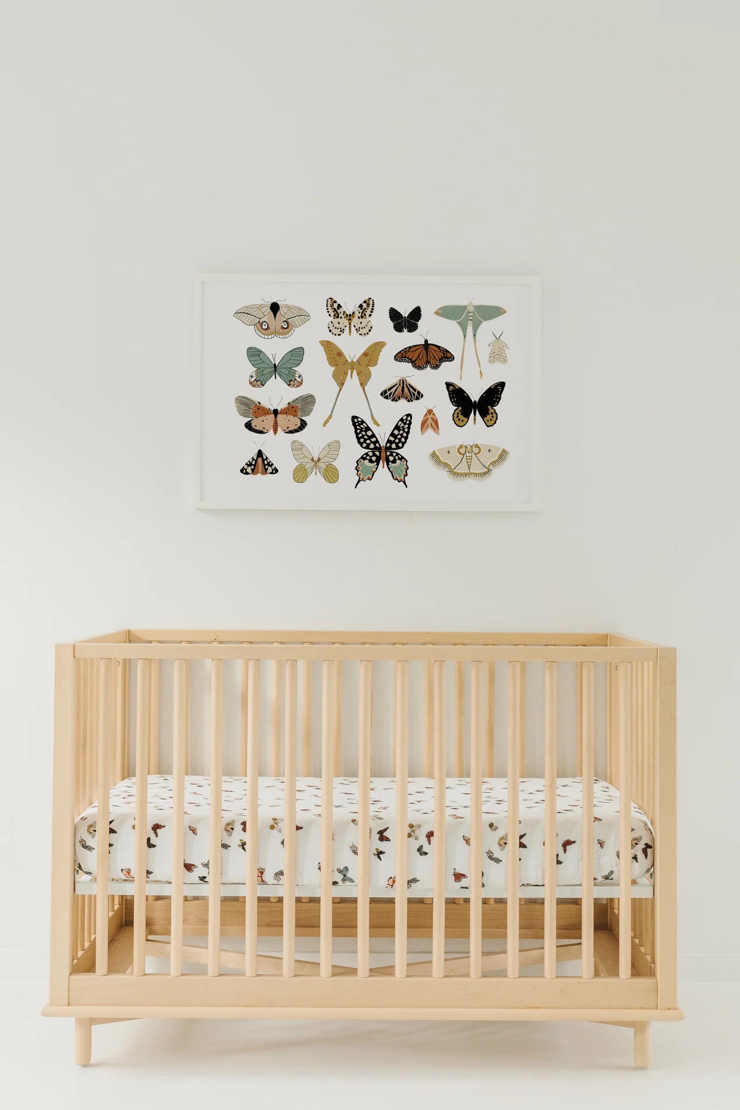 Butterfly Migration Crib Sheet