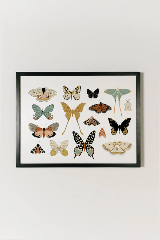 Butterfly Collector Art Print