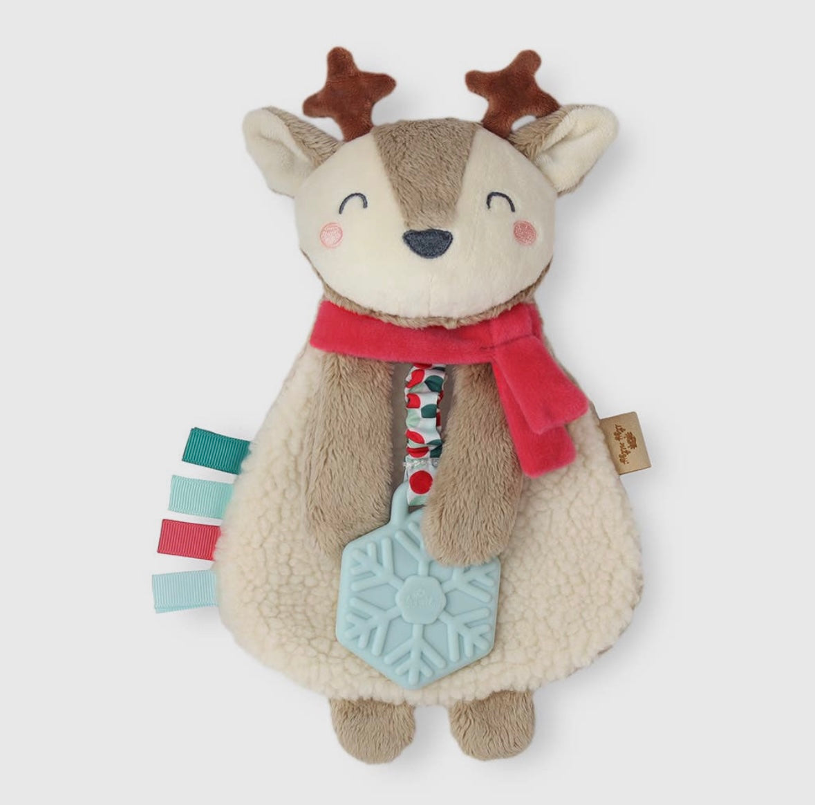 Holiday Itzy Lovey Plush  and Teether Toy
