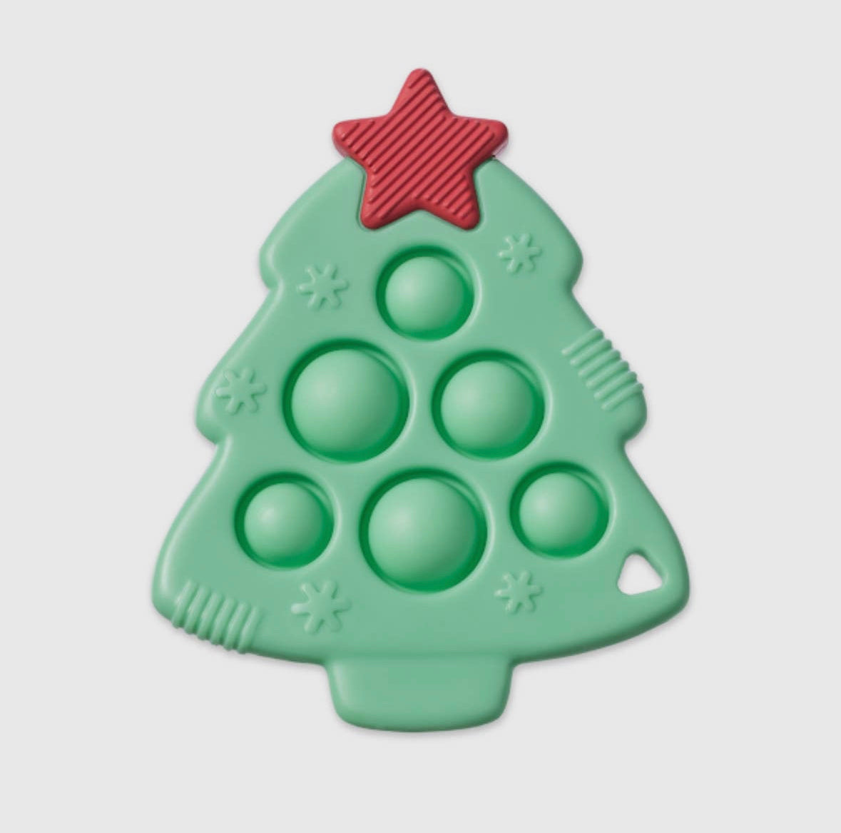 Itzy Pop Holiday Tree Teether Toy