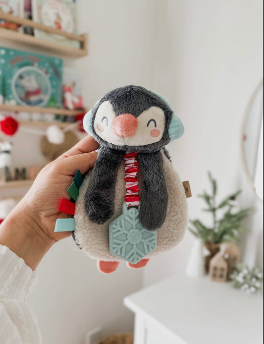 Holiday Itzy Lovey Plush  and Teether Toy
