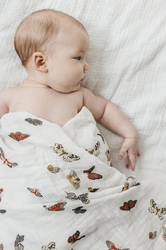 Clementine Kids “Butterfly Migration Swaddle”