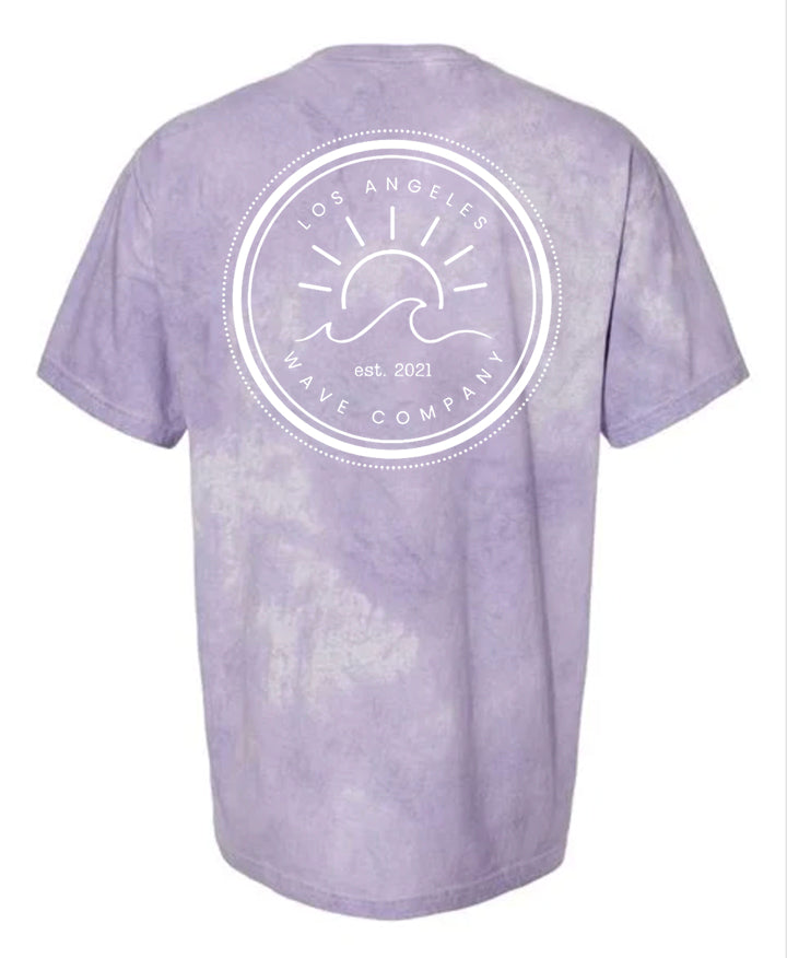 Lavender Ice L.A. Wave Co Logo Tee