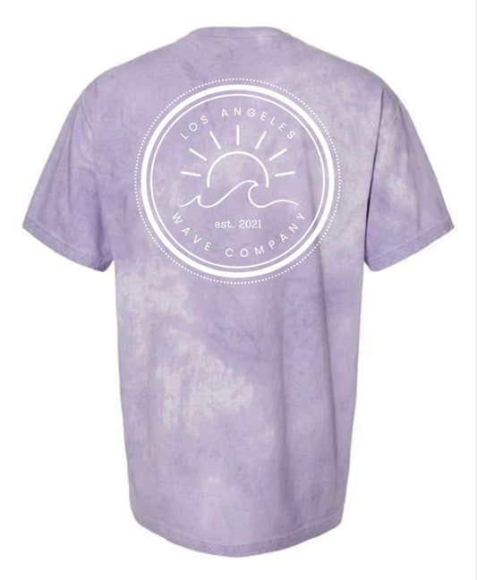 Lavender Ice L.A. Wave Co Logo Tee