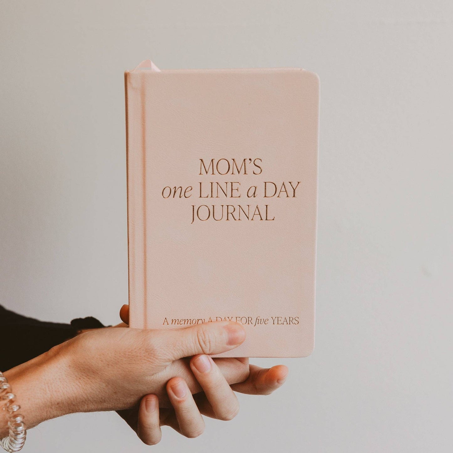 NEW! "Mom's One Line A Day" Leather Journal