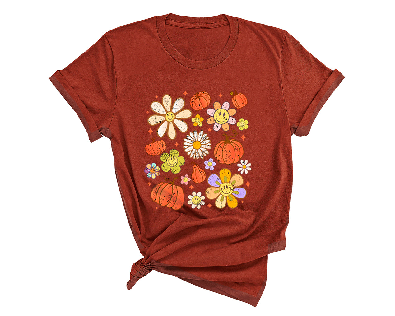 NEW! “Flower Power and Pumpkins" Tee