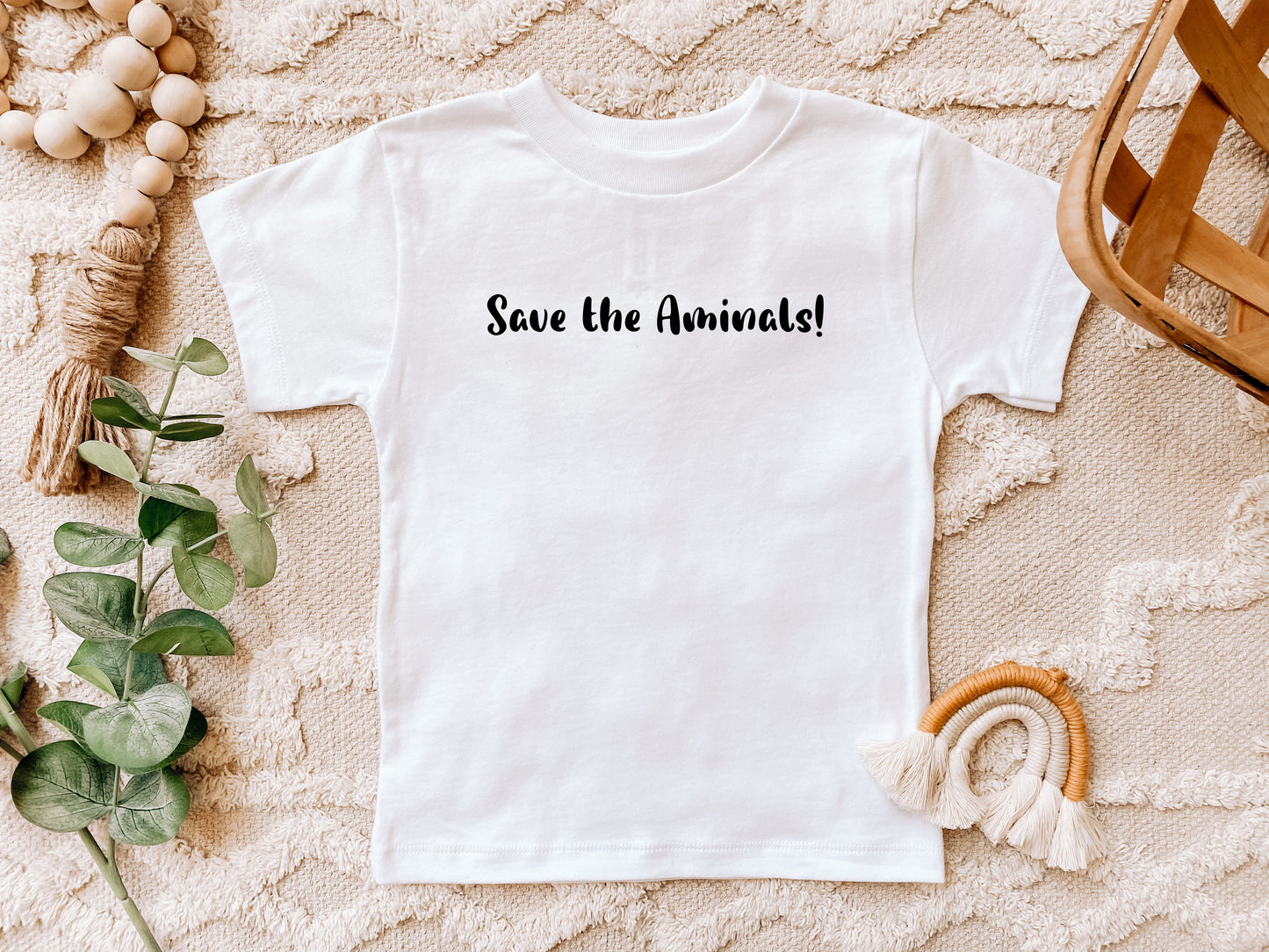 Jojo "Save the Aminals" Little Babe Tee