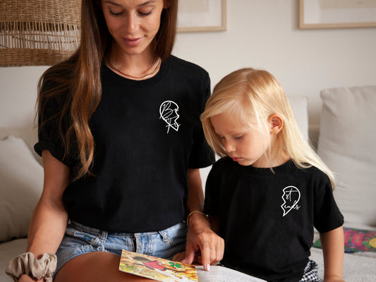 Mommy and Me Coordinating "Best Friend" Tees