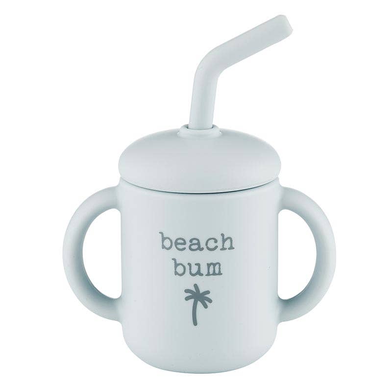 Silicone Sippy Cup - Beach Bum: 5.5" H