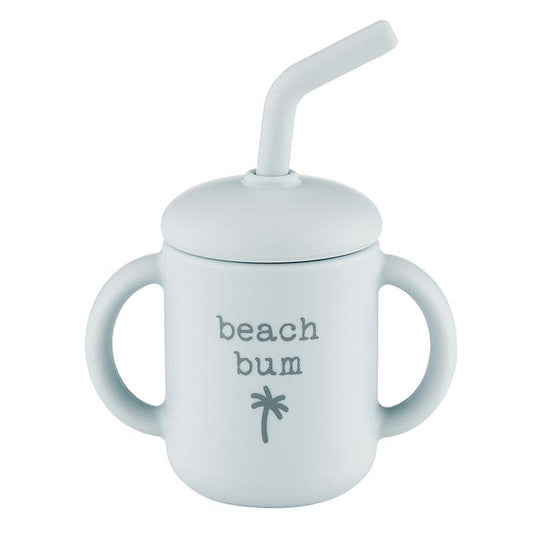 Silicone Sippy Cup - Beach Bum: 5.5" H