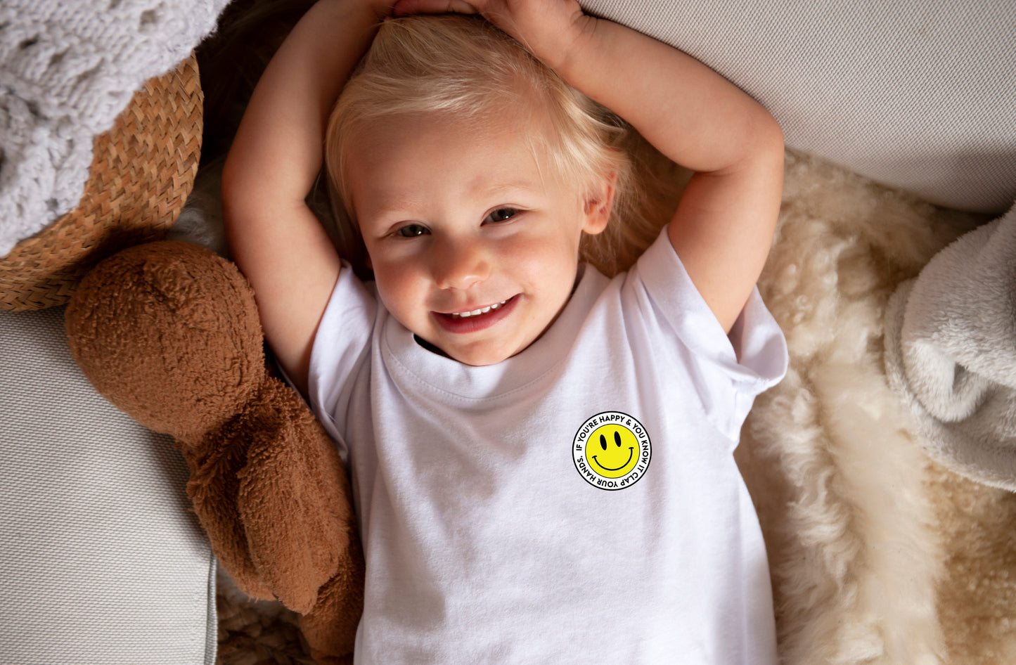 Finley "If You're Happy and You Know It" Little Babe Tee