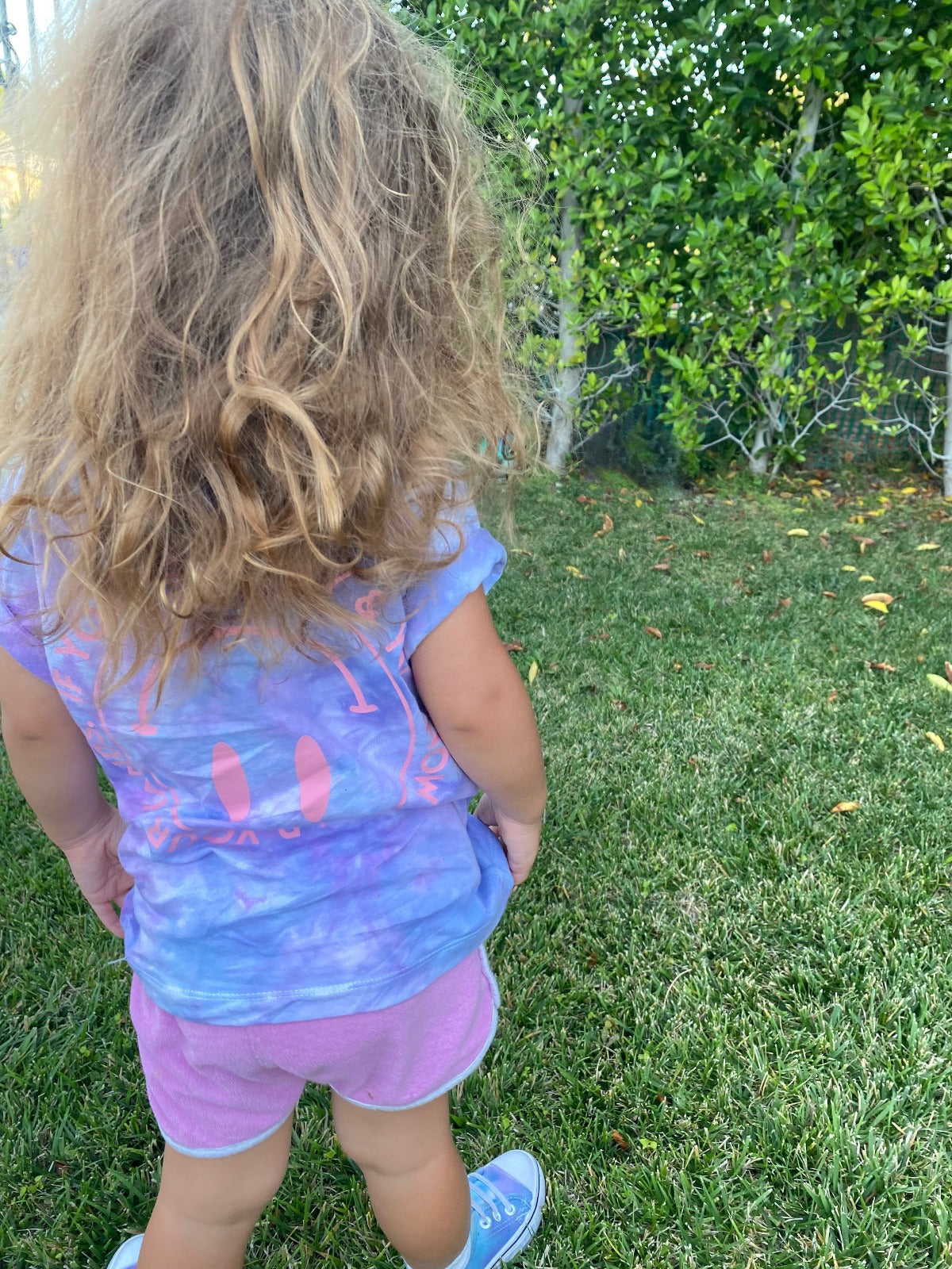 Ellie “If You’re Happy and You Know It” Tie Dye Tee