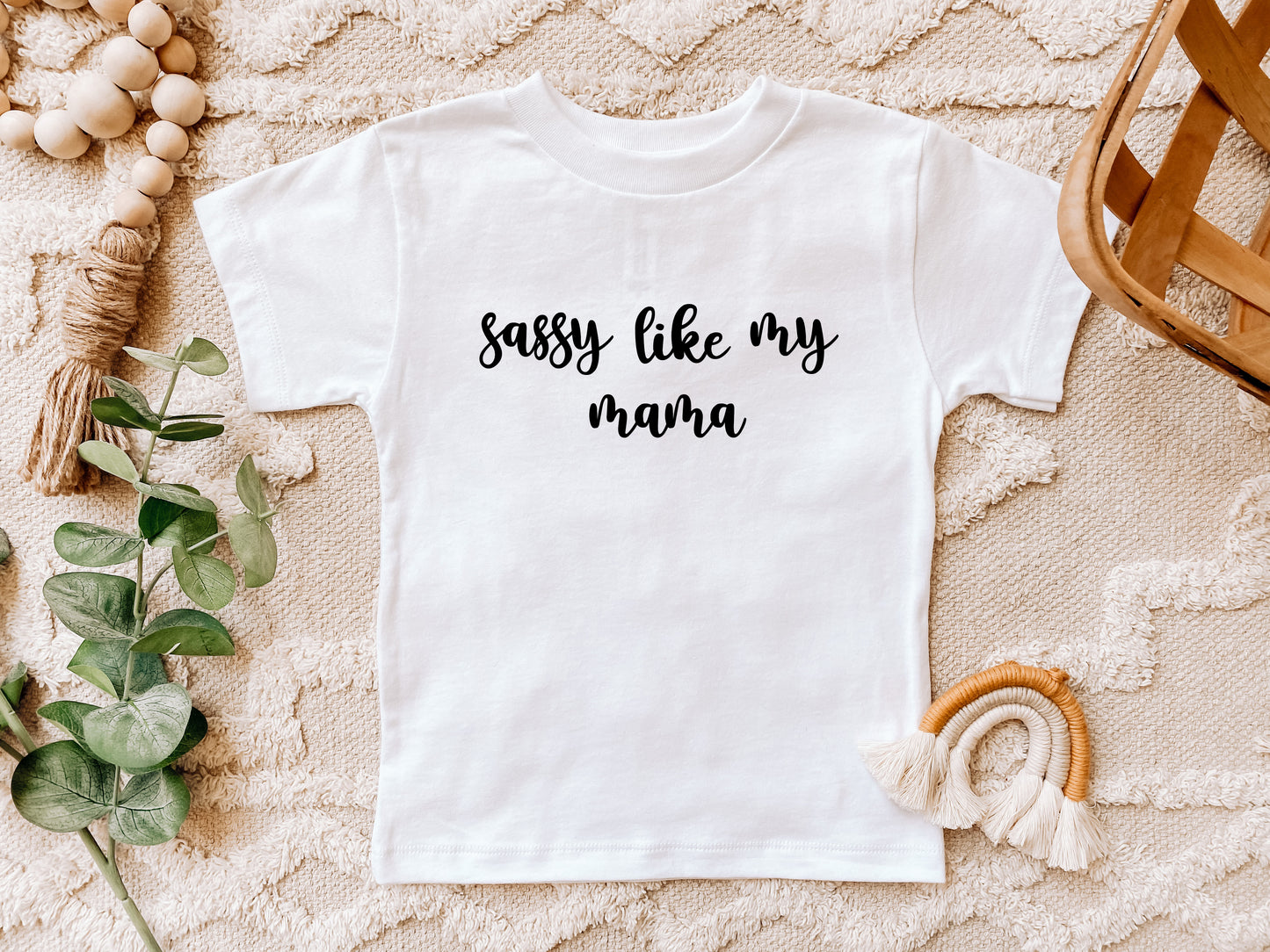 Violet "Sassy Like My Mama" Little Babe Tee